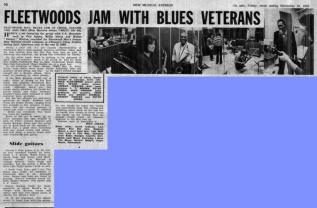New Musical Express 22 Nov 69