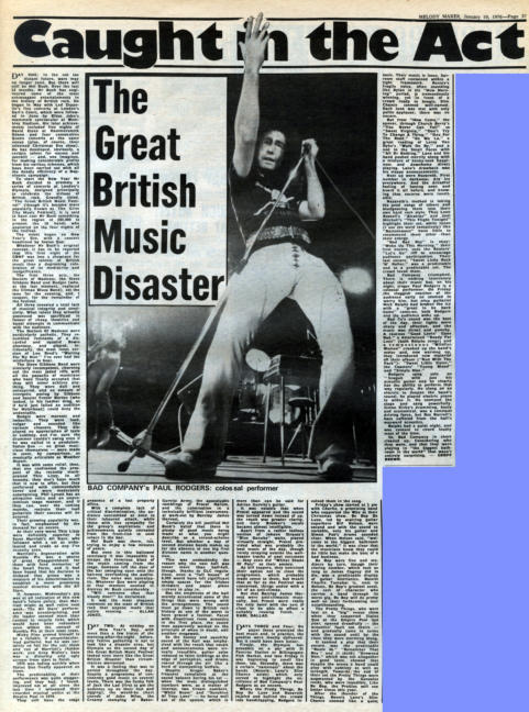 Melody Maker 10 Jan 76
