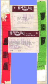 Tickets wrist band