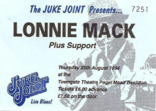 Lonnie Mack Tkt (Dave Kitteridge)