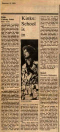 Sounds 13 Dec 75 Thanks keith Hollinshed