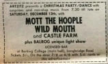 Melody Makerr 13 Dec 69 gig 13th