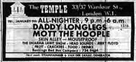 Melody Maker 10 Jan 70 gig 9th
