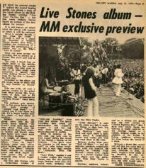 Melody Maker 18 July 70
