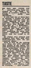 Melody Maker 6 June 70 gig 31st May