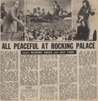 New Musical Express 7 Aug 71