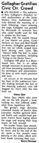 Record World 10 Aug 74 gig 26th July