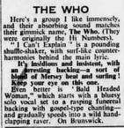 New Musical Express 15 Jan 65