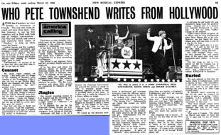 New Musical Express 23 Mar 68